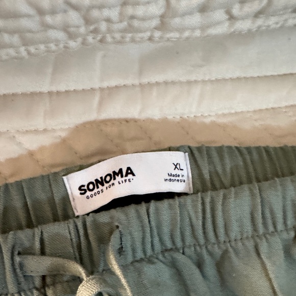 Sonoma Olive Green Drawstring Pants - Picture 2 of 2